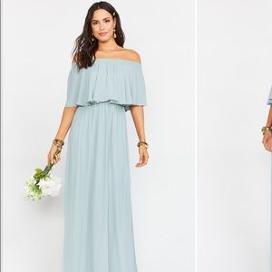 Show Me Your Mumu Hacienda maxi dress silver sage